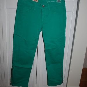 “SOLD design” Madison Side Zipped Crop, ankle zips